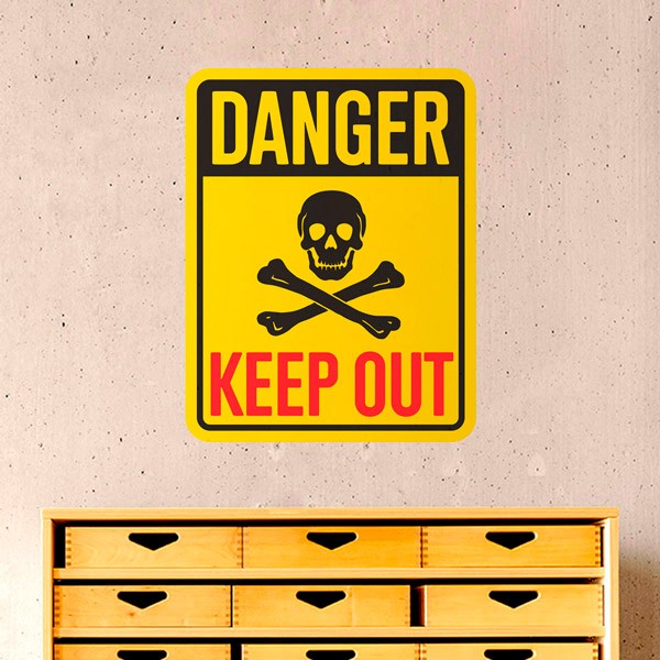 Vinilos Decorativos: Danger Keep Out
