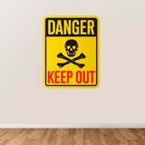 Vinilos Decorativos: Danger Keep Out 3