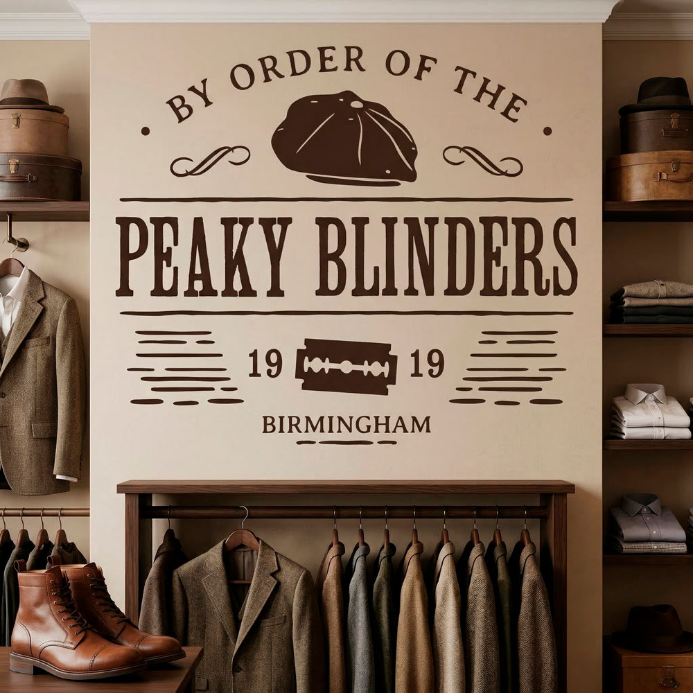 Vinilos Decorativos: Peaky Blinders Birmingham