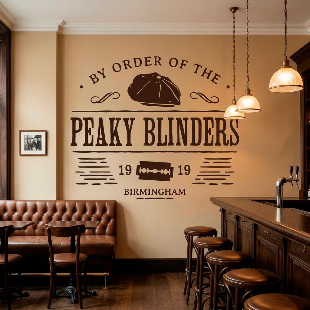 Vinilos Decorativos: Peaky Blinders Birmingham