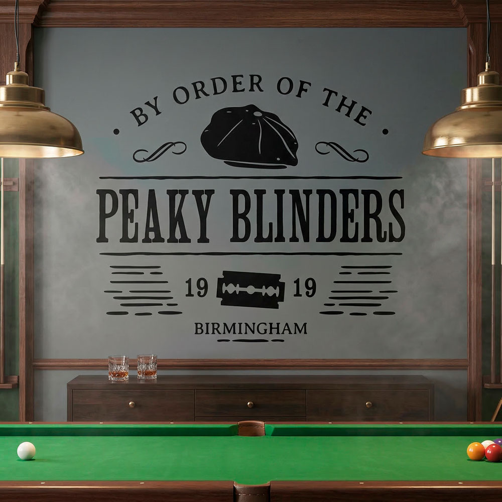 Vinilos Decorativos: Peaky Blinders Birmingham