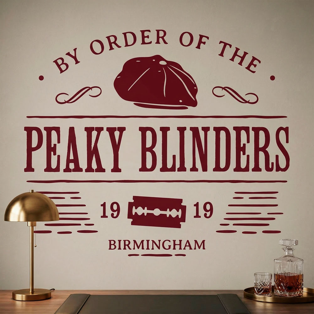 Vinilos Decorativos: Peaky Blinders Birmingham