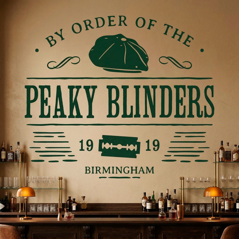 Vinilos Decorativos: Peaky Blinders Birmingham