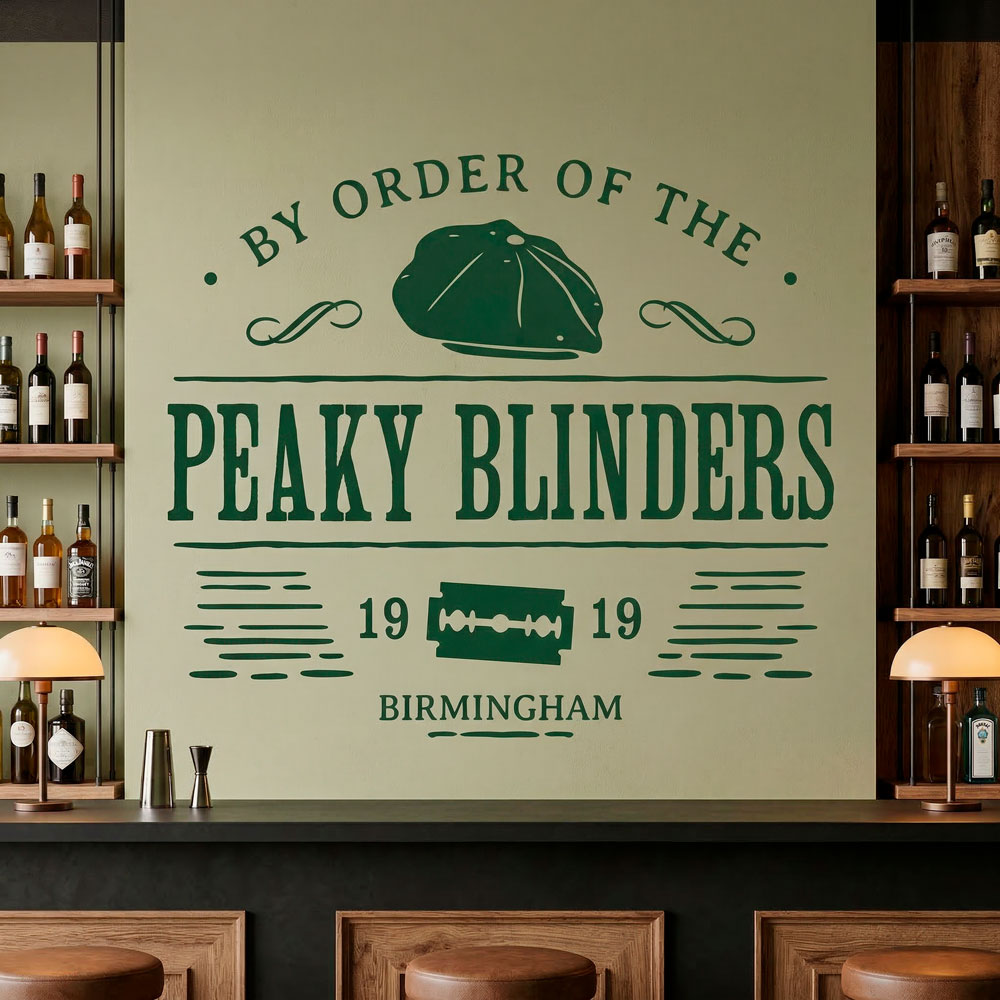 Vinilos Decorativos: Peaky Blinders Birmingham