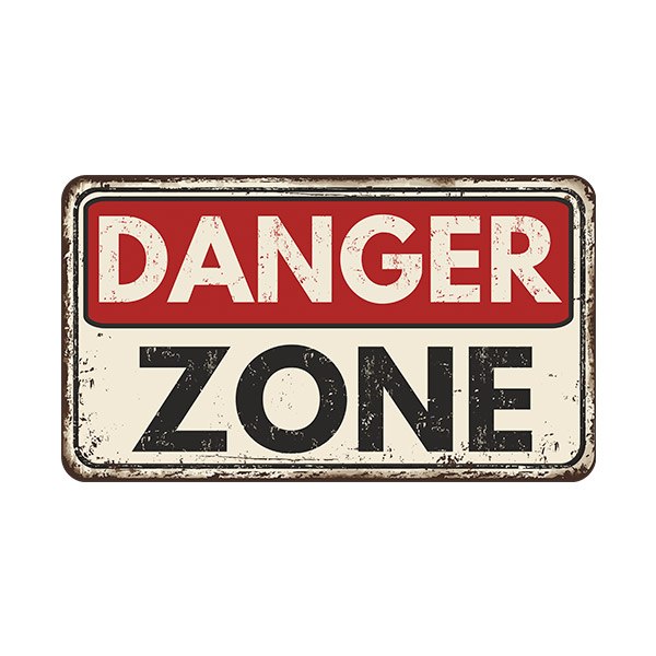 Vinilos Decorativos: Danger Zone