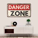 Vinilos Decorativos: Danger Zone 3