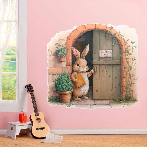 Vinilos Infantiles: La casita del conejo