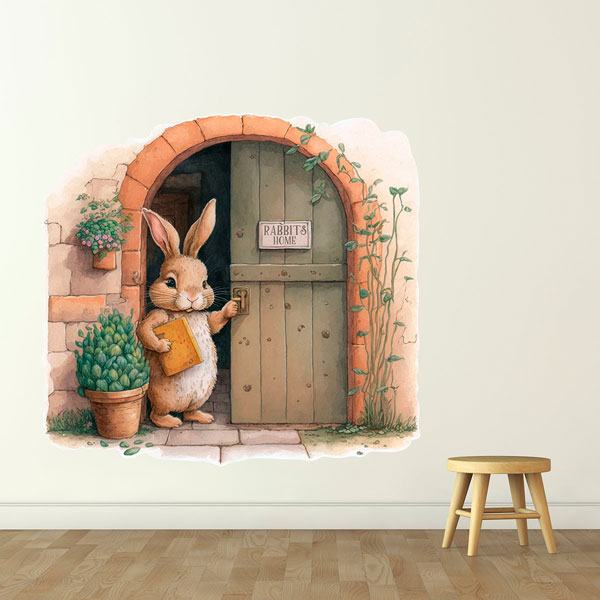 Vinilos Infantiles: La casita del conejo