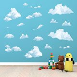 Vinilos Infantiles: Nubes esponjosas 3