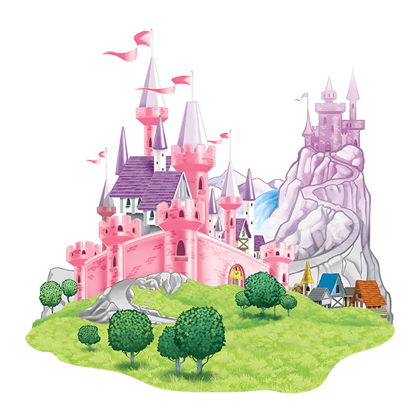 Vinilos Infantiles: Castillo rosa