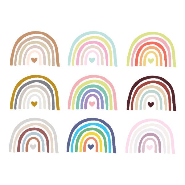 Vinilos Infantiles: Arcoíris de colores