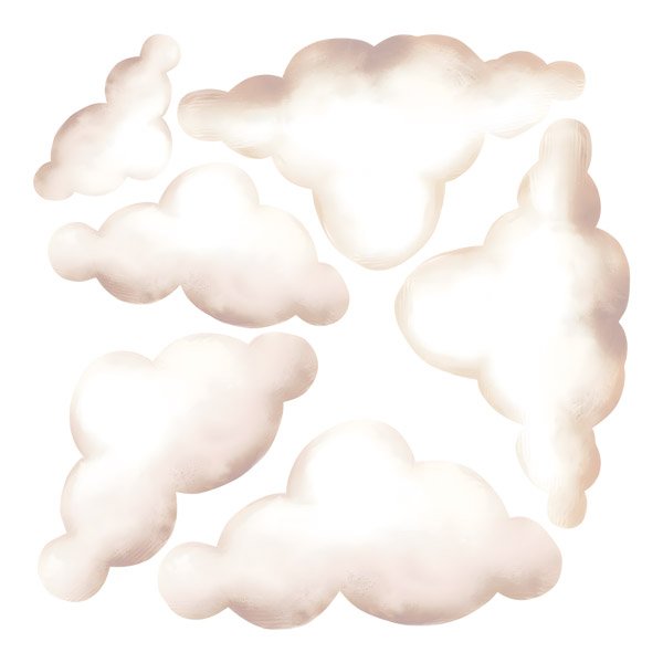 Vinilos Infantiles: Nubes suaves