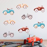 Vinilos Infantiles: Coches antiguos de juguete 3