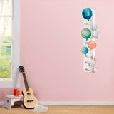 Vinilos Infantiles: Medidor conejos y globos 3