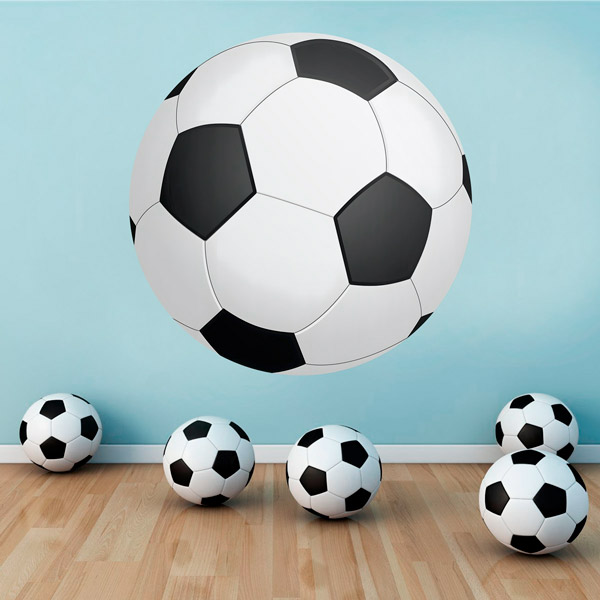 Vinilos Decorativos: Balón de fútbol clásico