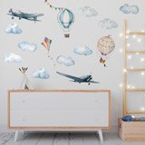 Vinilos Infantiles: Aviones y globos 4