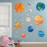 Vinilos Infantiles: Planetas y estrellas 3