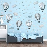 Vinilos Infantiles: Globos y nubes 3