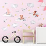 Vinilos Infantiles: Aviones de papel 4