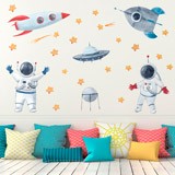 Vinilos Infantiles: Astronautas en el espacio 4