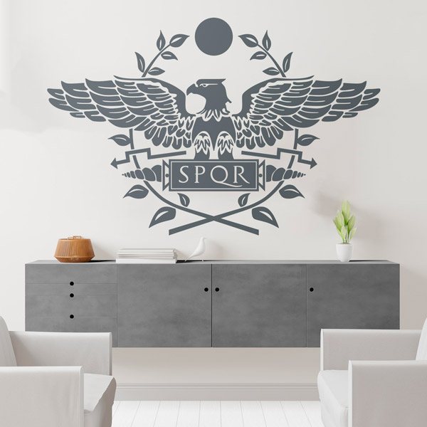 Vinilos Decorativos: Escudo SPQR