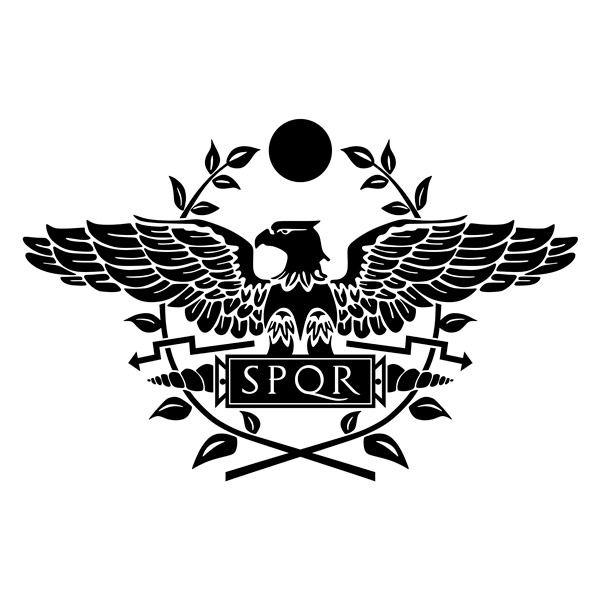 Vinilos Decorativos: Escudo SPQR