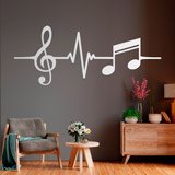 Vinilos Decorativos: Cardiograma Musical II 2