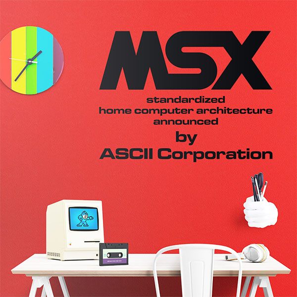 Vinilos Decorativos: Msx ascii