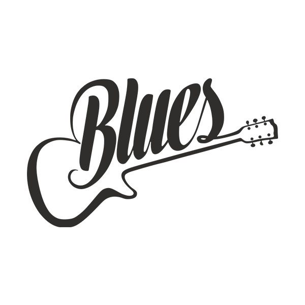Vinilos Decorativos: Blues Guitarra