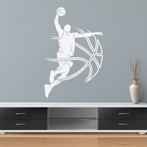 Vinilos Decorativos: Jugador basquet