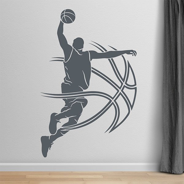 Vinilos Decorativos: Jugador basquet