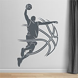 Vinilos Decorativos: Jugador basquet 2