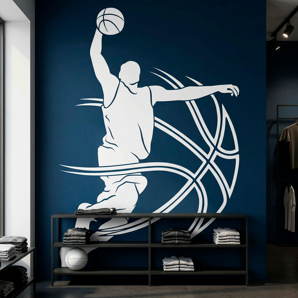 Vinilos Decorativos: Jugador basquet