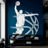 Vinilos Decorativos: Jugador basquet 5