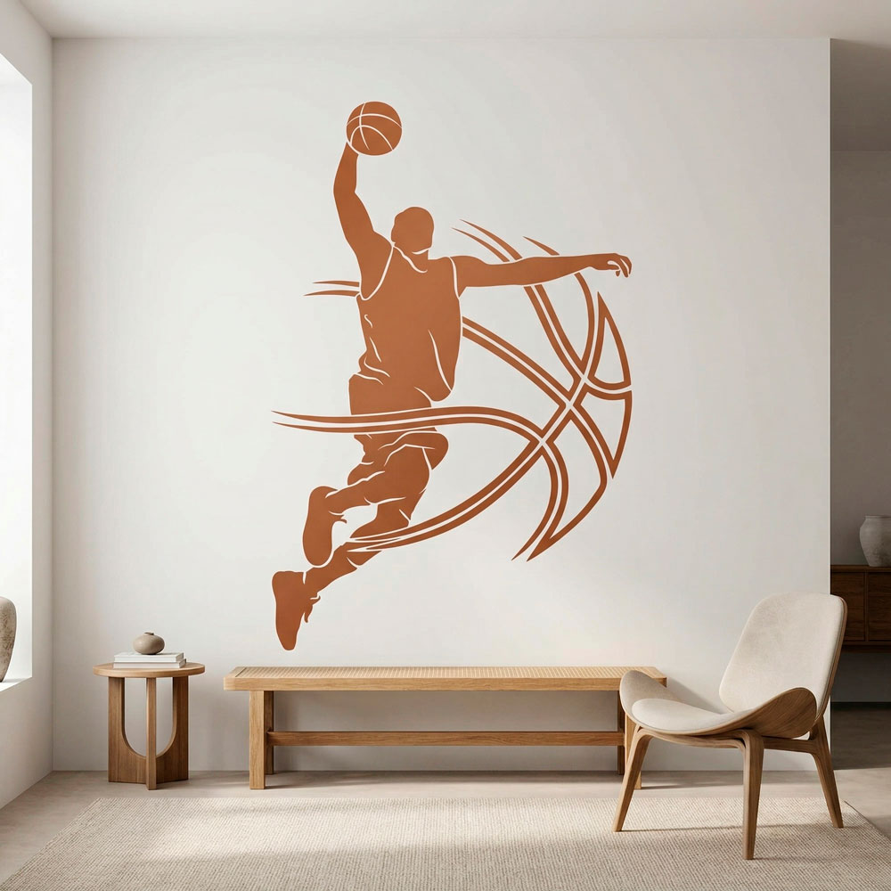 Vinilos Decorativos: Jugador basquet