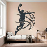 Vinilos Decorativos: Jugador basquet 7