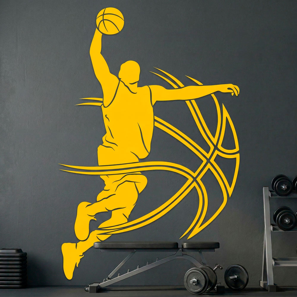 Vinilos Decorativos: Jugador basquet