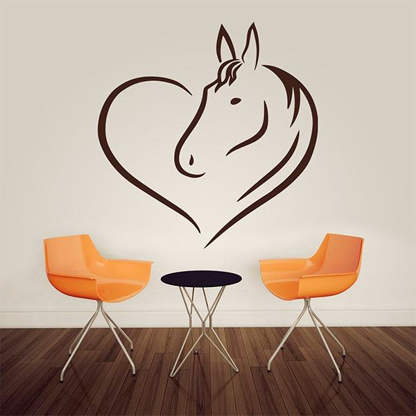 Vinilos Decorativos: Amor a los caballos