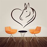 Vinilos Decorativos: Amor a los caballos 2