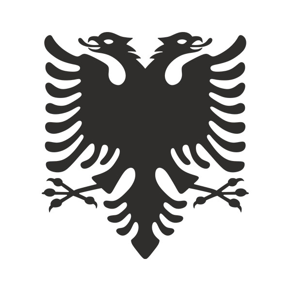 Vinilos Decorativos: Escudo de Albania