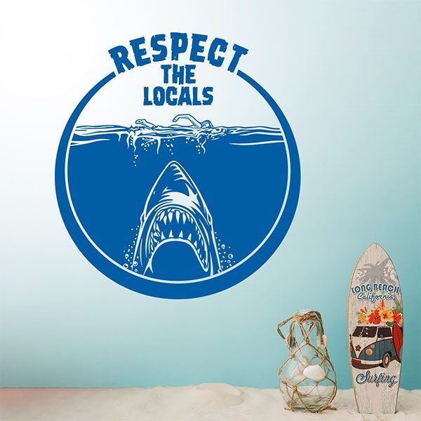 Vinilos Decorativos: Respect the locals 2