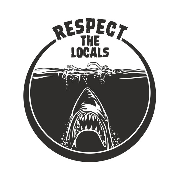 Vinilos Decorativos: Respect the locals 2