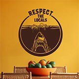 Vinilos Decorativos: Respect the locals 2 2