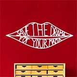 Vinilos Decorativos: Save the drama for your mama 2