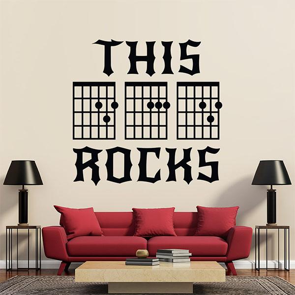 Vinilos Decorativos: Acordes This Rocks