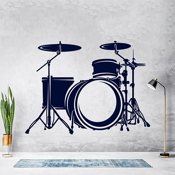 Vinilos Decorativos: Batería de percusión