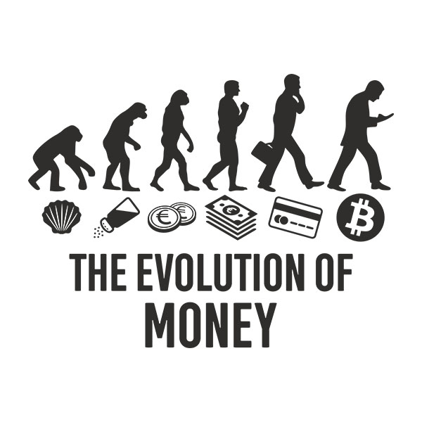 Vinilos Decorativos: Bitcoin Evolution of money