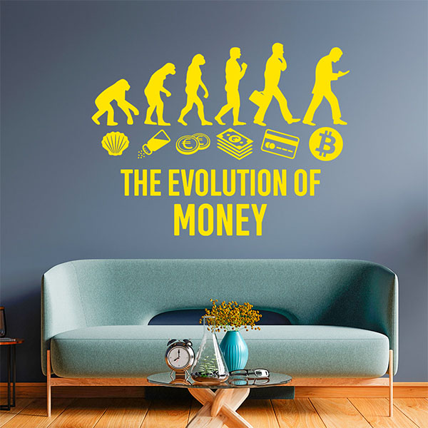 Vinilos Decorativos: Bitcoin Evolution of money