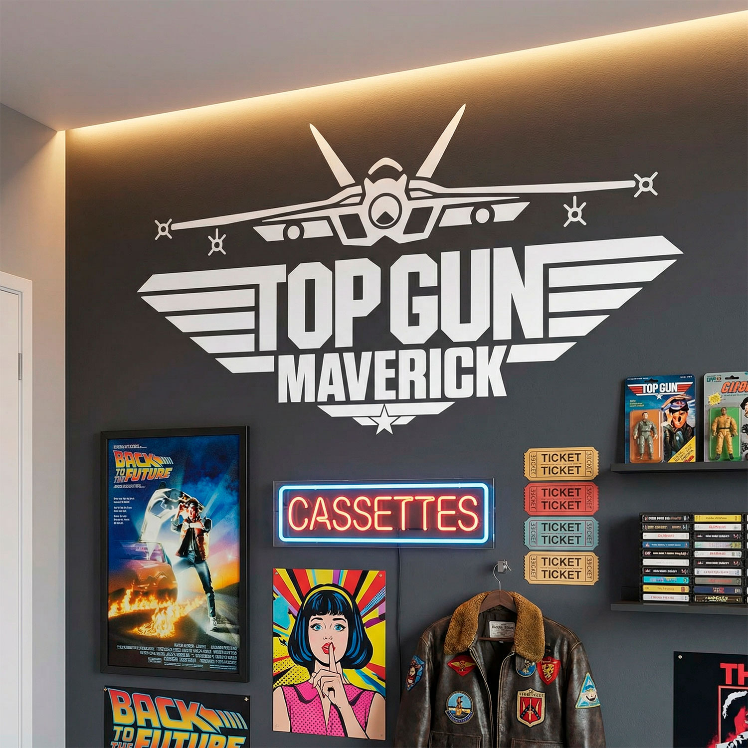 Vinilos Decorativos: Top Gun Maverick