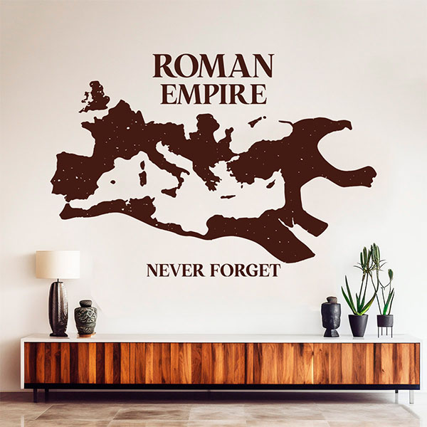 Vinilos Decorativos: Mapa Imperio Romano